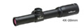 Burris  Timberline Rifle Scope 201312, 4x, 20mm Obj, 1 in Tube Dia, Matte Black, Plex Reticle